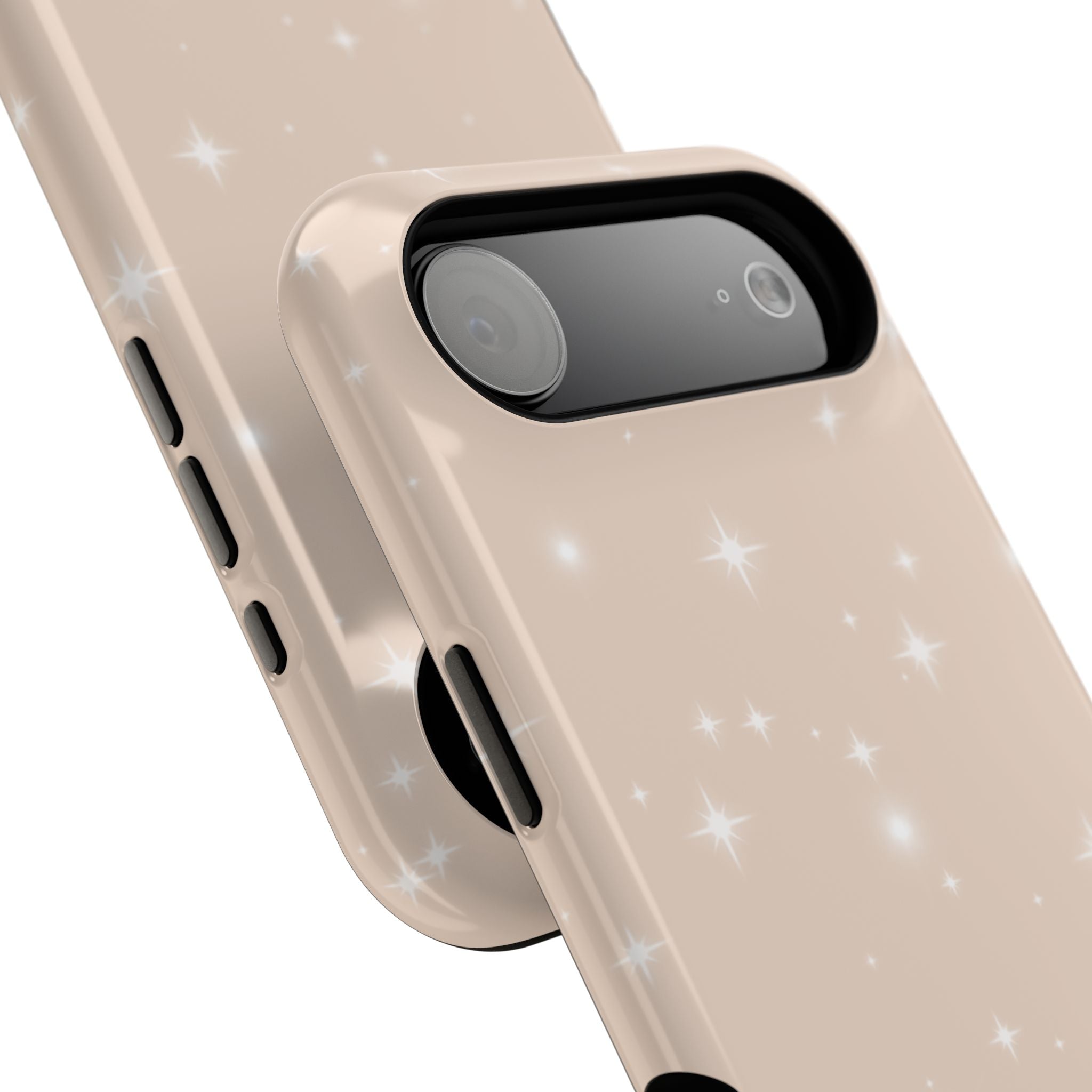 Sparkling Beige Impact-Resistant MagSafe Phone Case