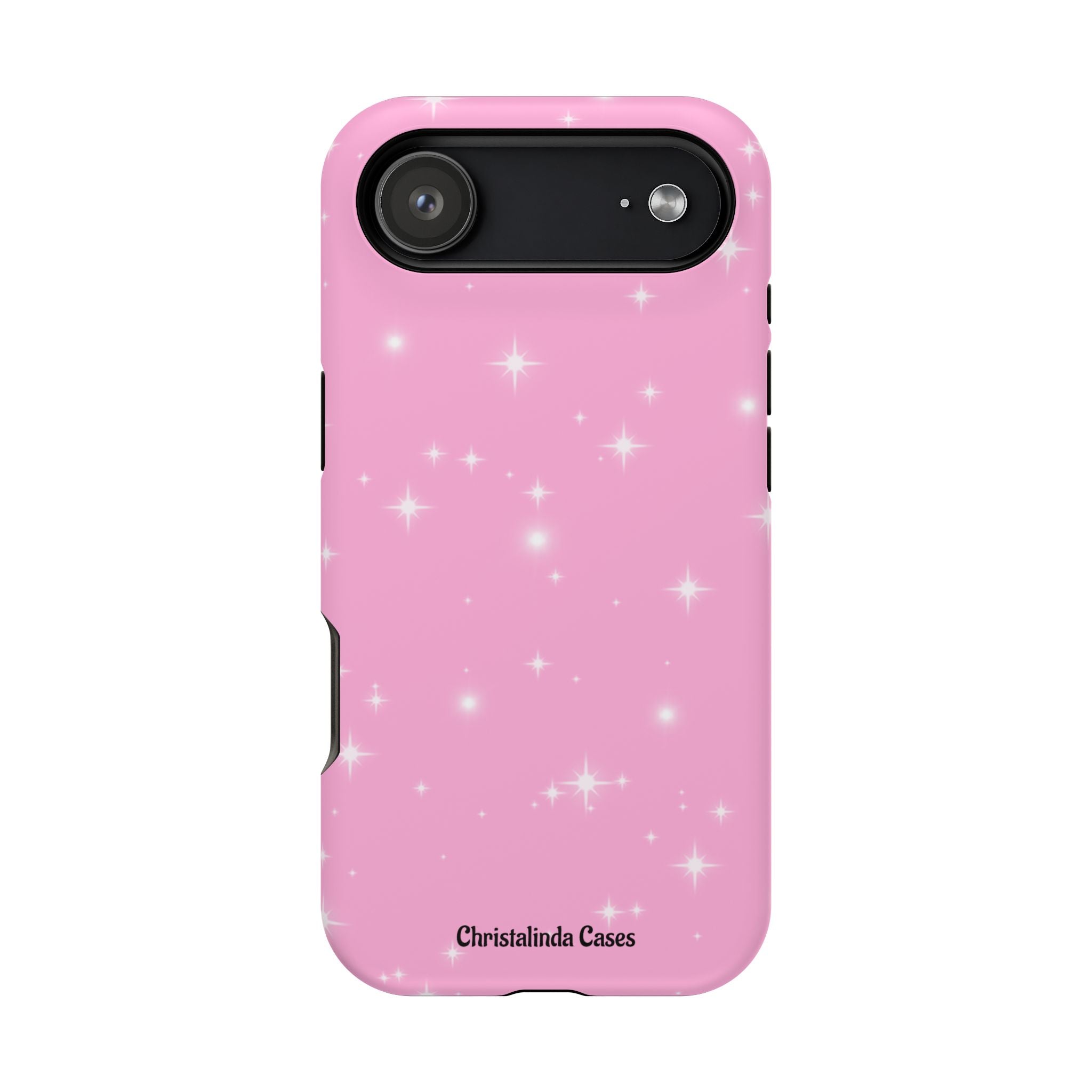 Sparkling Pink Impact-Resistant MagSafe Phone Case