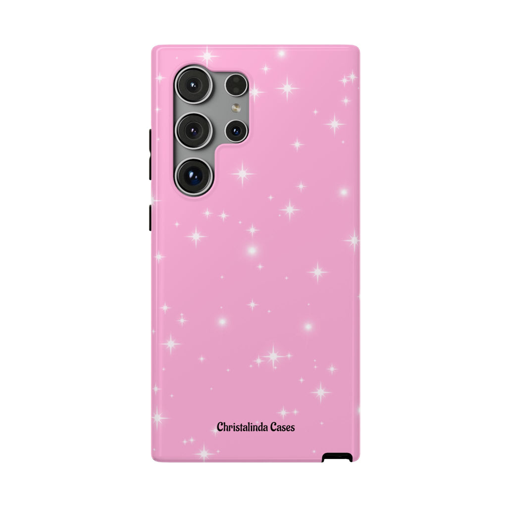 Sparkling Pink Impact-Resistant MagSafe Phone Case