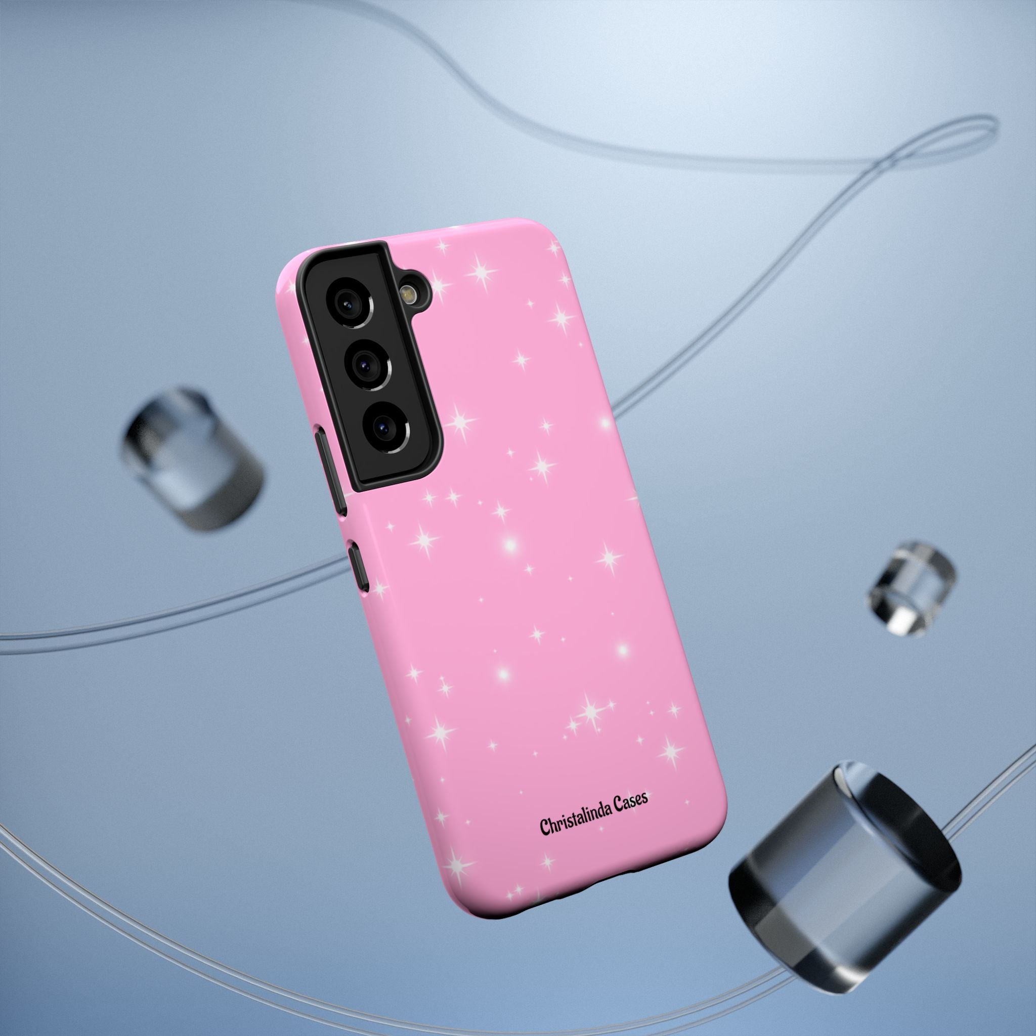 Sparkling Pink Impact-Resistant MagSafe Phone Case