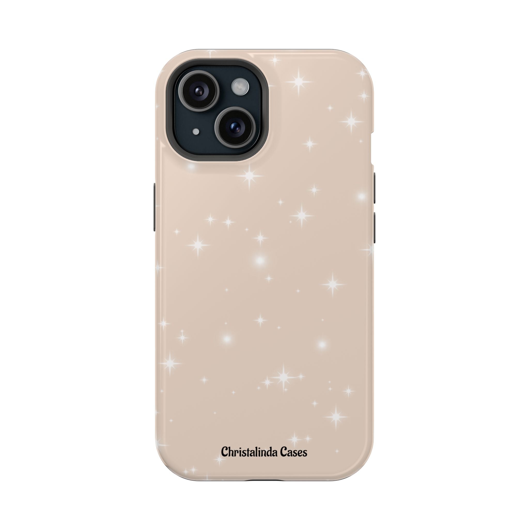 Sparkling Beige Impact-Resistant MagSafe Phone Case