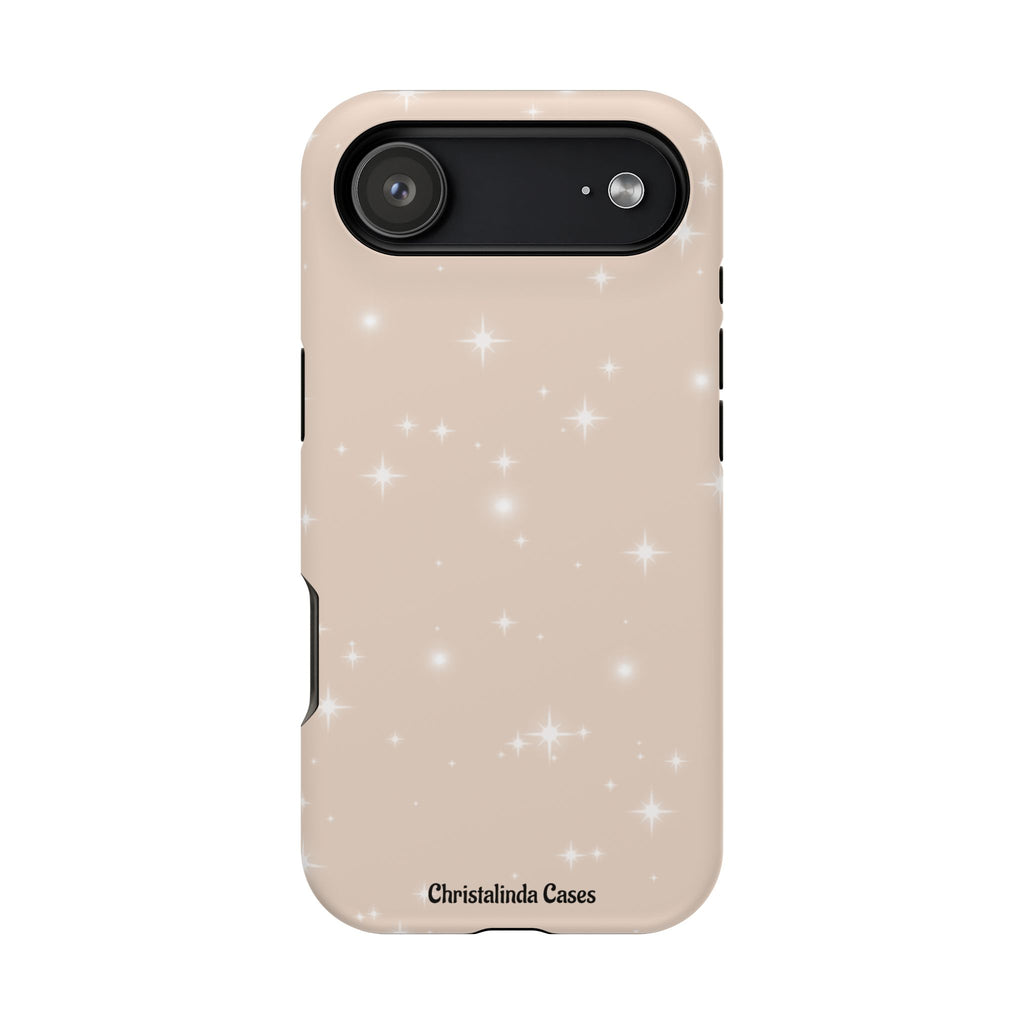 Sparkling Beige Impact-Resistant MagSafe Phone Case