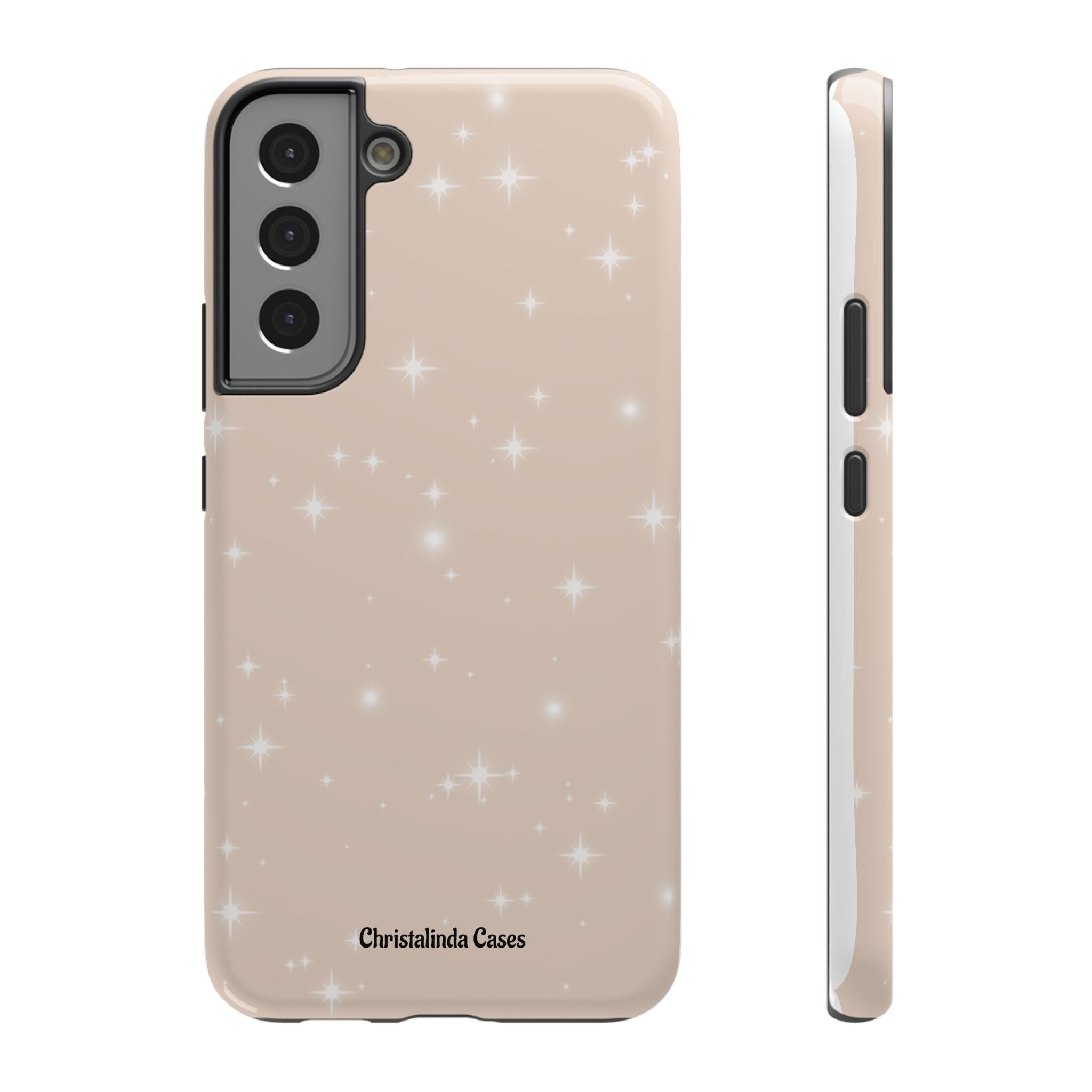 Sparkling Beige Impact-Resistant MagSafe Phone Case