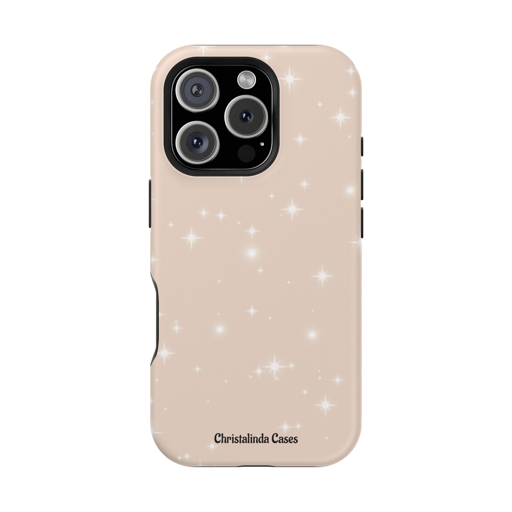 Sparkling Beige Impact-Resistant MagSafe Phone Case
