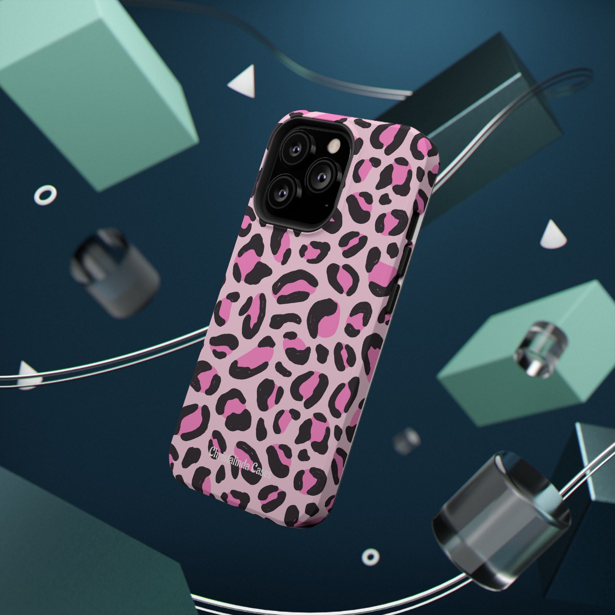 Pink Safari Impact-Resistant MagSafe Phone Case