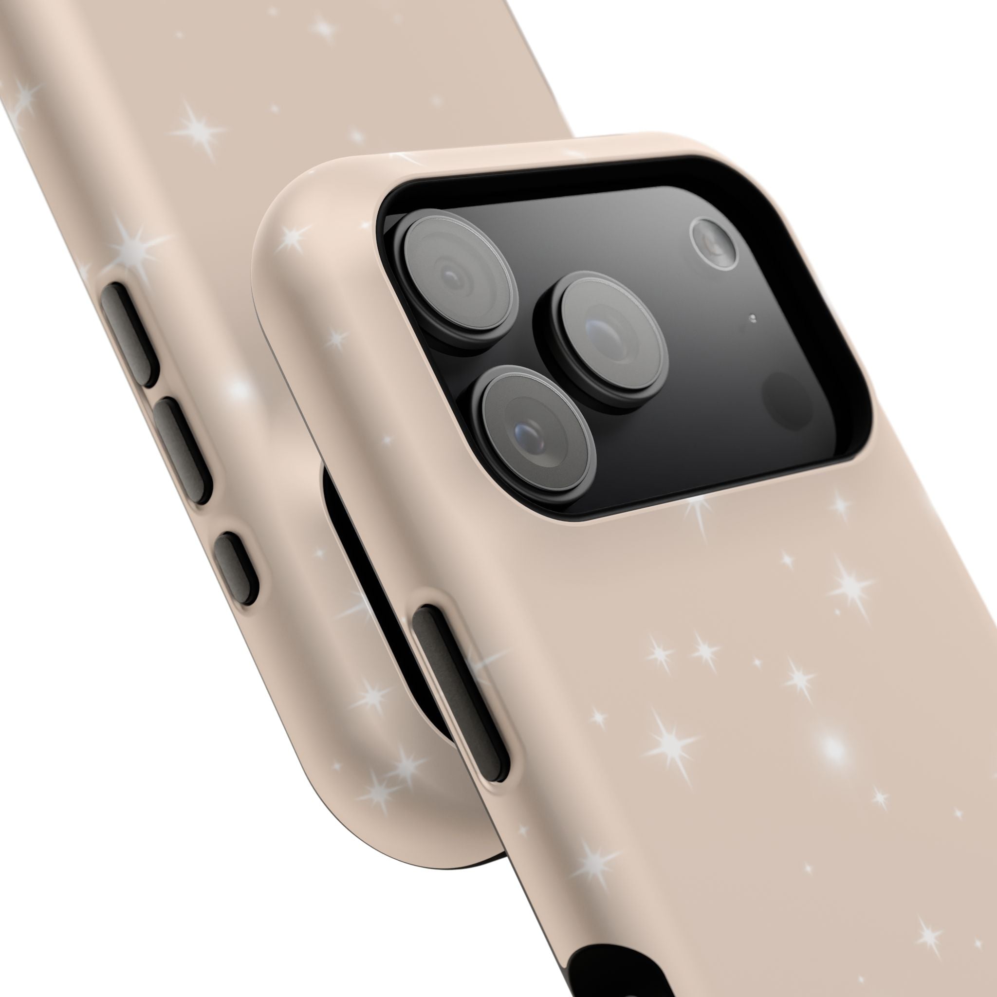 Sparkling Beige Impact-Resistant MagSafe Phone Case