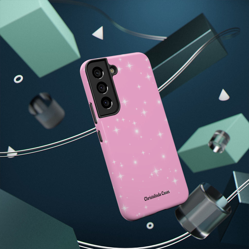 Sparkling Pink Impact-Resistant MagSafe Phone Case