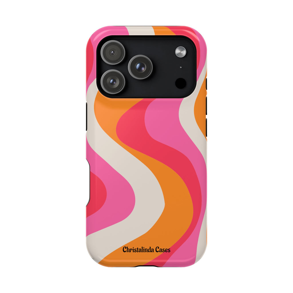 Sunset Sorbet Impact-Resistant MagSafe Phone Case