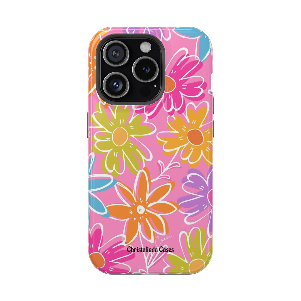 Flower Fiesta Impact-Resistant MagSafePhone Case