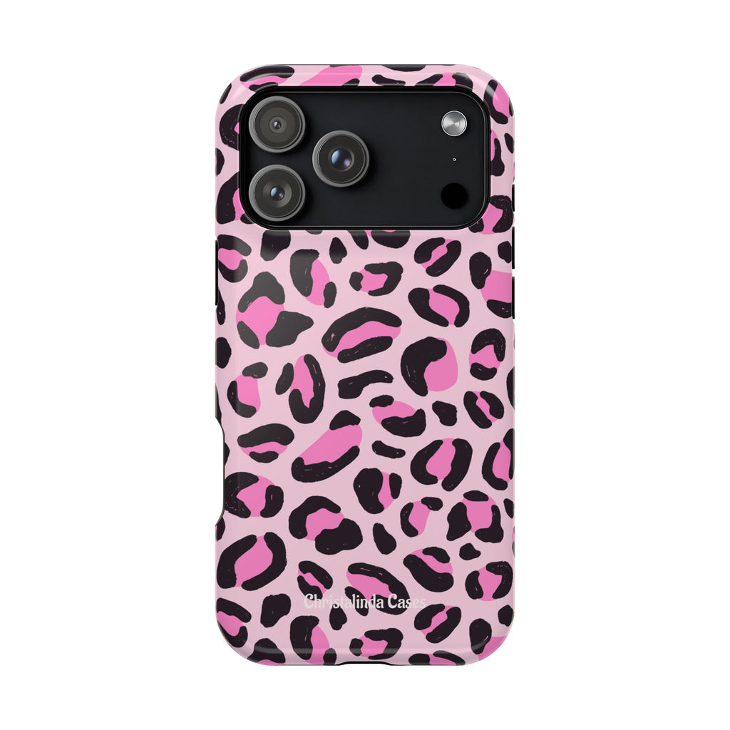 Pink Safari Impact-Resistant MagSafe Phone Case
