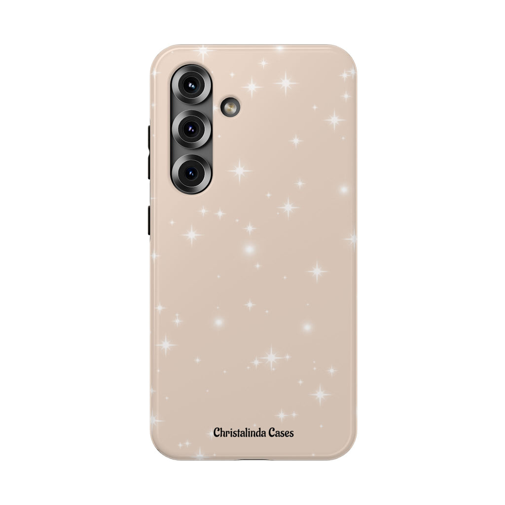 Sparkling Beige Impact-Resistant MagSafe Phone Case