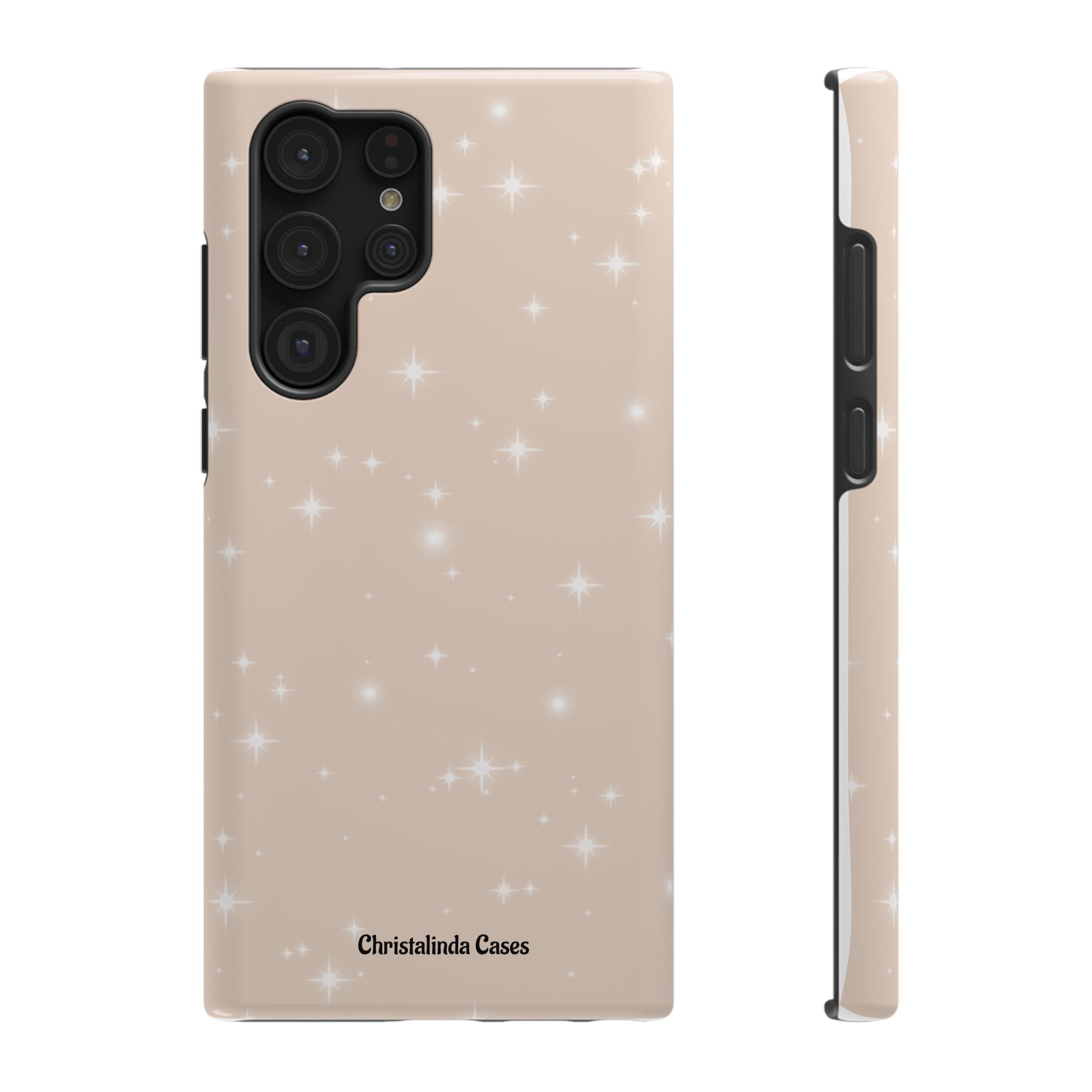 Sparkling Beige Impact-Resistant MagSafe Phone Case