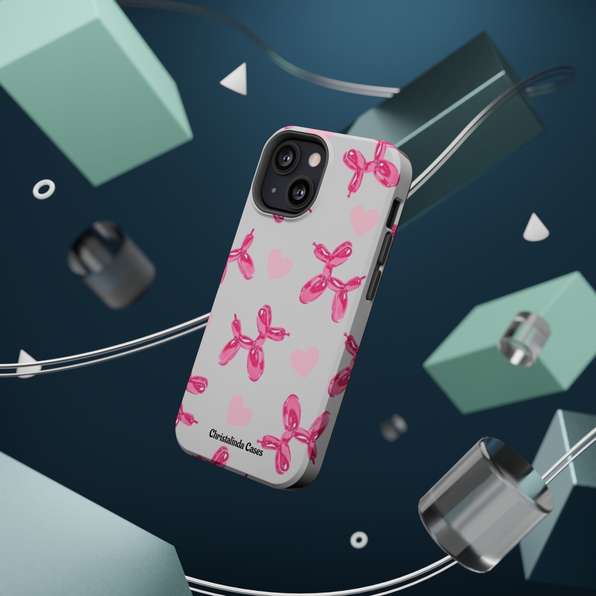 Balloon Charm Impact-Resistant MagSafe phone case