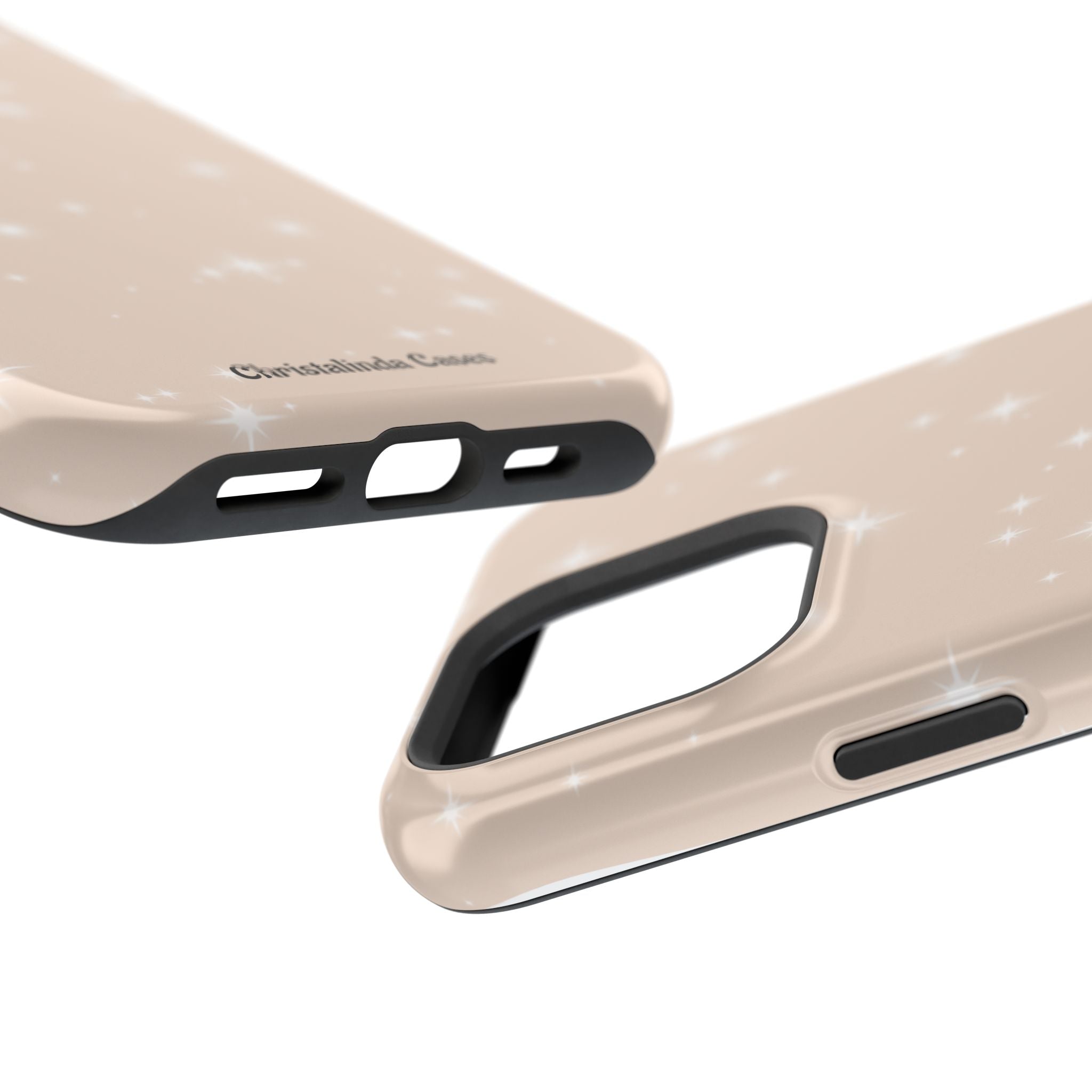 Sparkling Beige Impact-Resistant MagSafe Phone Case