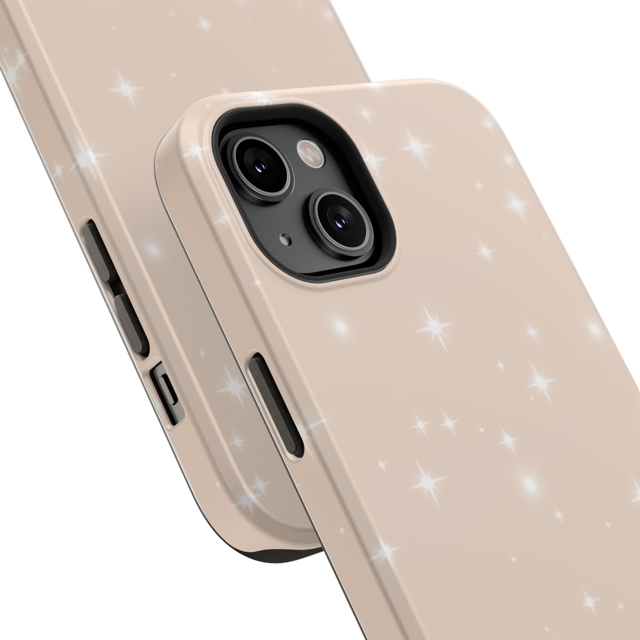 Sparkling Beige Impact-Resistant MagSafe Phone Case