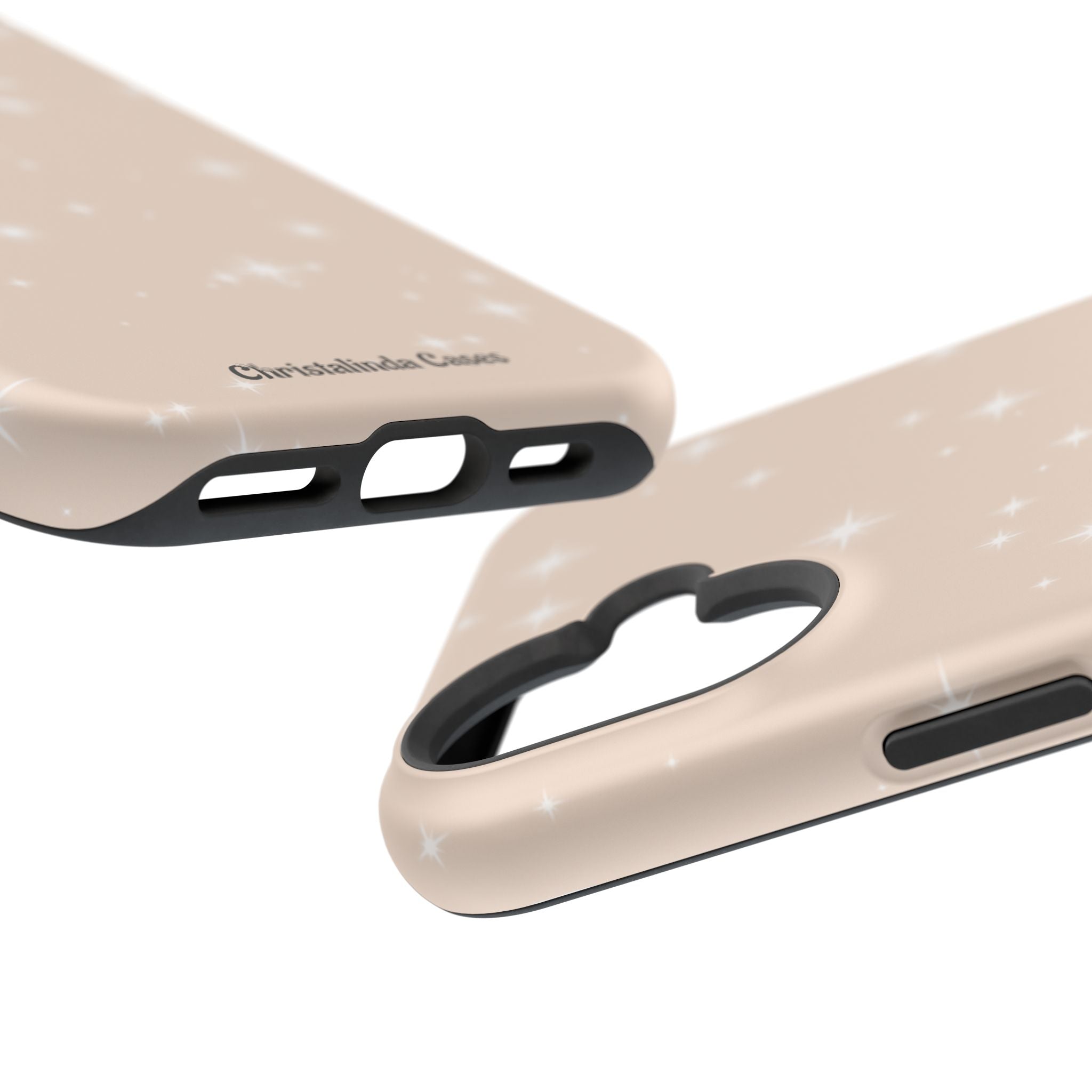 Sparkling Beige Impact-Resistant MagSafe Phone Case