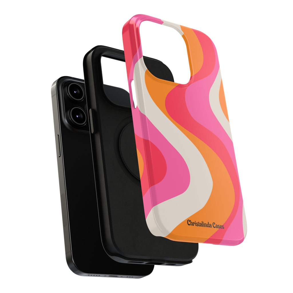 Sunset Sorbet Impact-Resistant MagSafe Phone Case