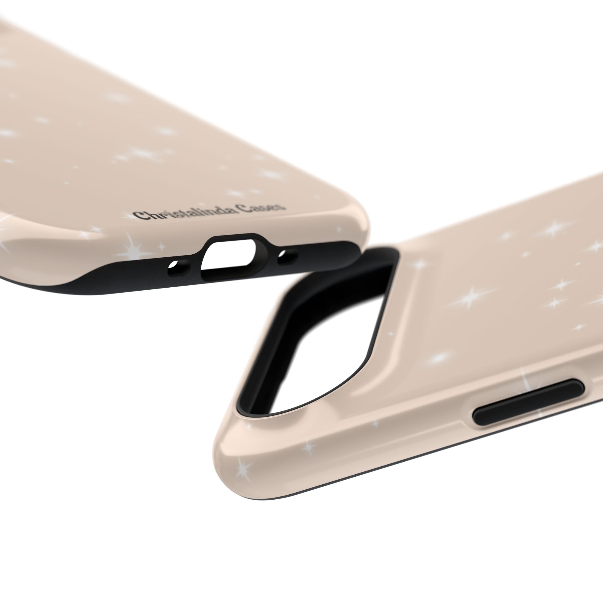 Sparkling Beige Impact-Resistant MagSafe Phone Case