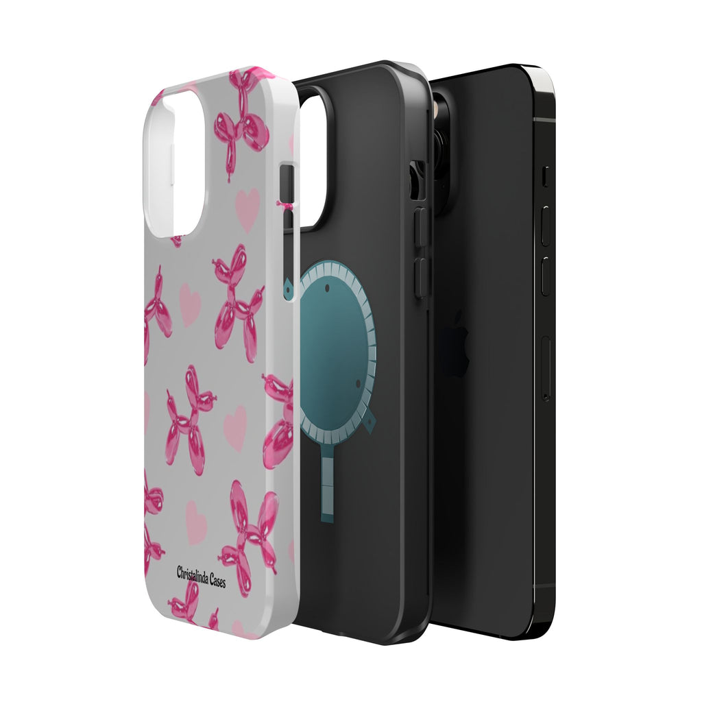 Balloon Charm Impact-Resistant MagSafe phone case