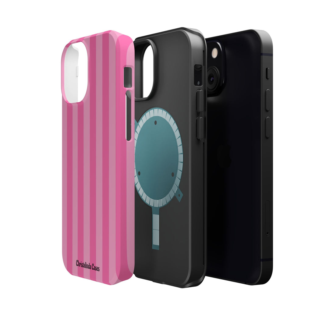 Pretty In Stripes Impact-Resistant MagSafe Phone Case