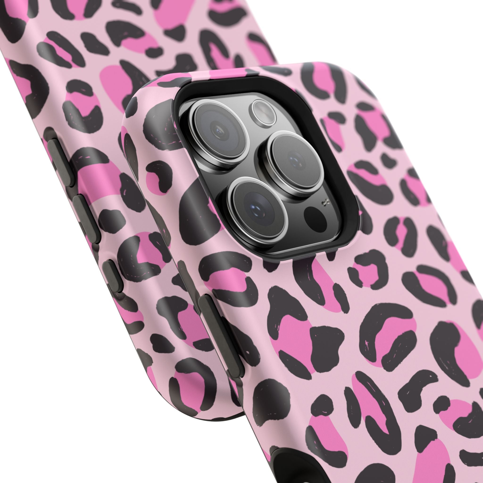 Pink Safari Impact-Resistant MagSafe Phone Case