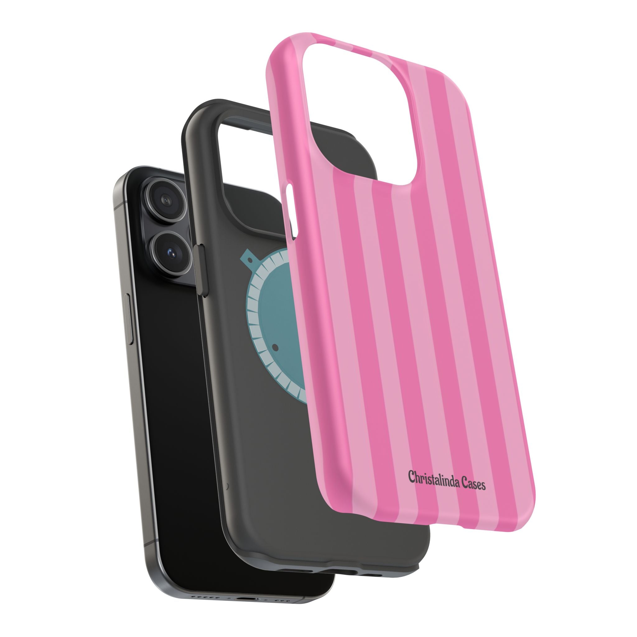 Pretty In Stripes Impact-Resistant MagSafe Phone Case