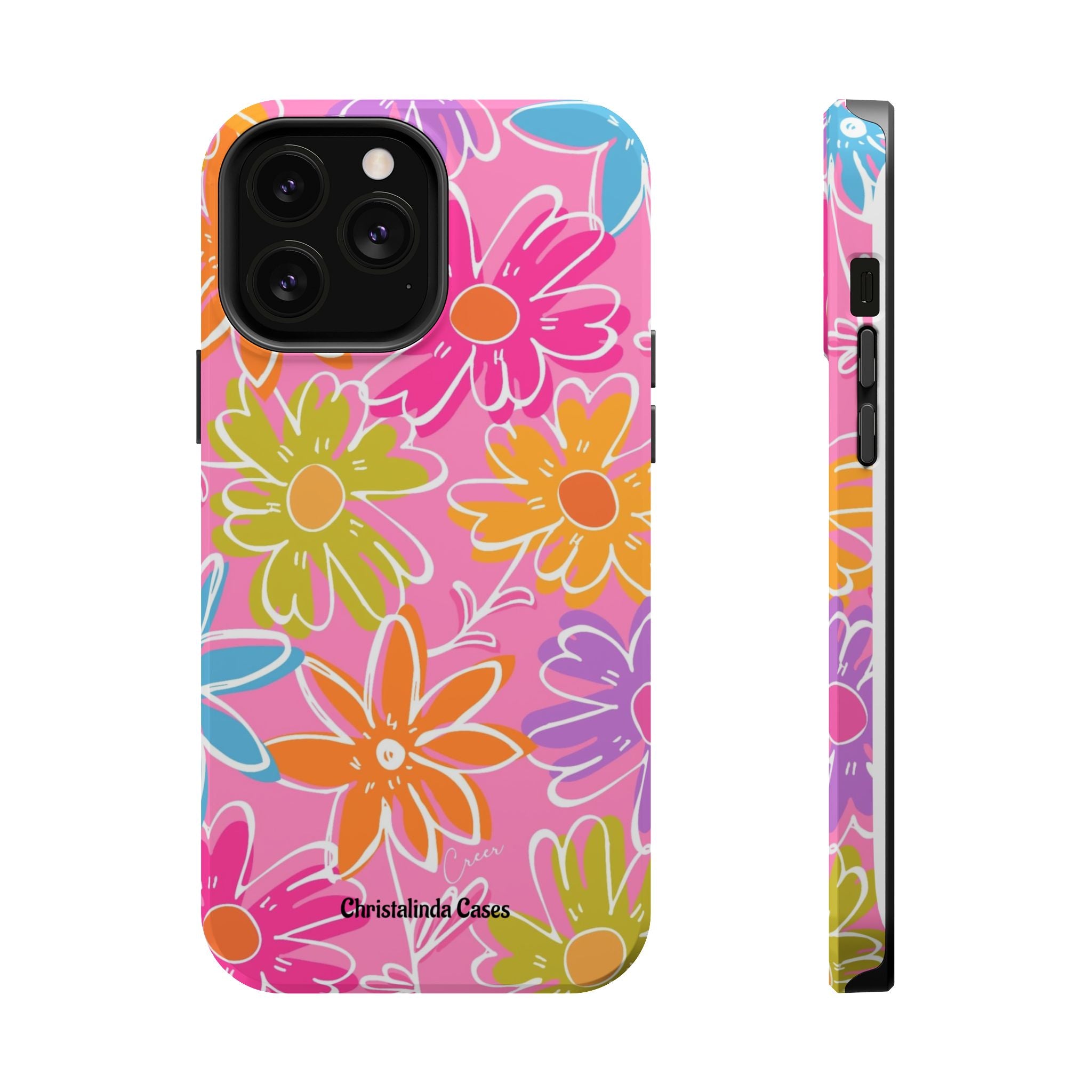 Flower Fiesta Impact-Resistant MagSafePhone Case