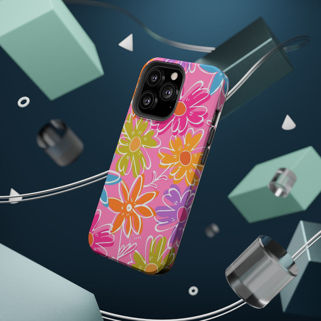 Flower Fiesta Impact-Resistant MagSafePhone Case