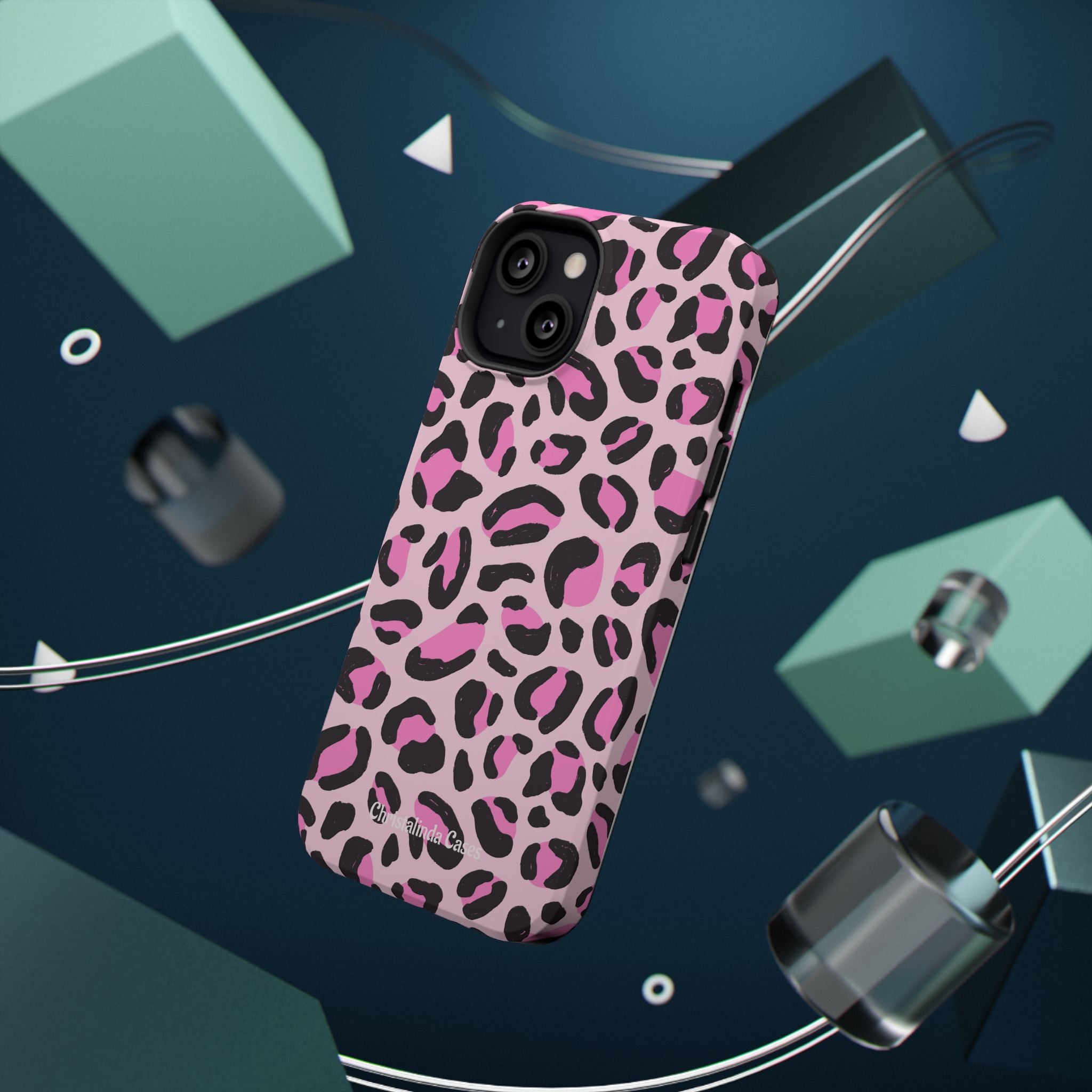 Pink Safari Impact-Resistant MagSafe Phone Case