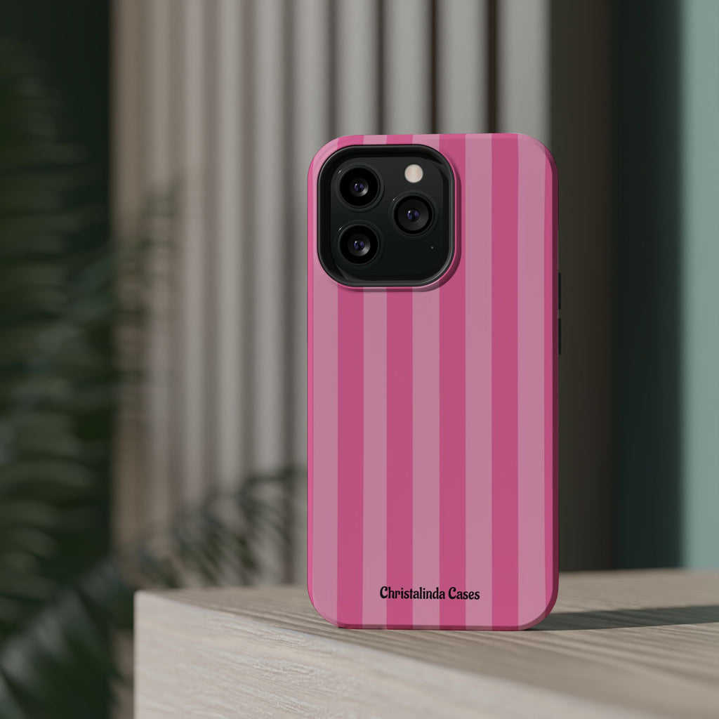 Pretty In Stripes Impact-Resistant MagSafe Phone Case