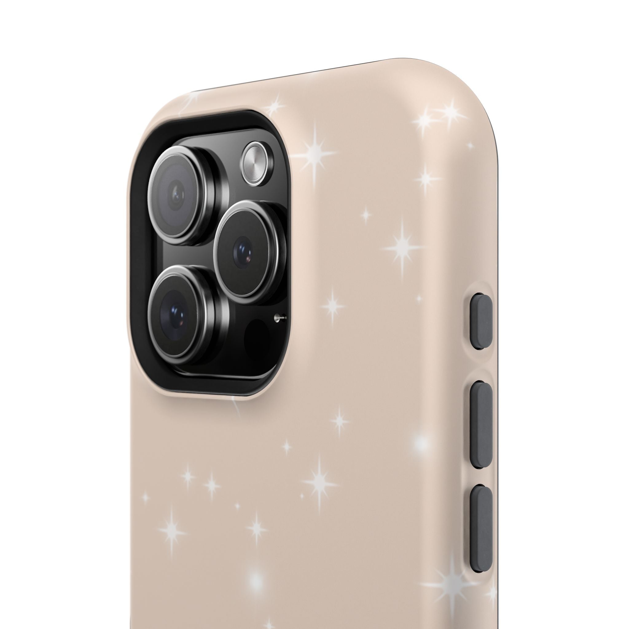 Sparkling Beige Impact-Resistant MagSafe Phone Case