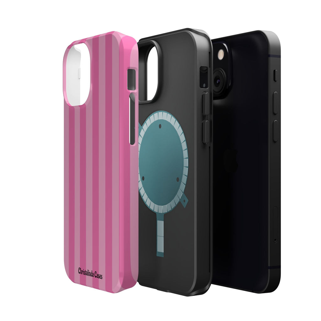 Pretty In Stripes Impact-Resistant MagSafe Phone Case
