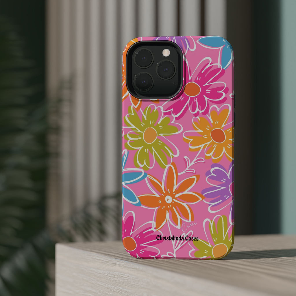 Flower Fiesta Impact-Resistant MagSafePhone Case