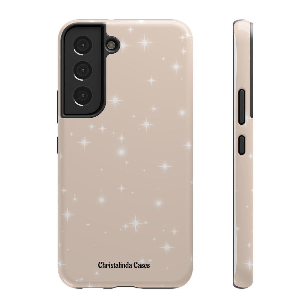 Sparkling Beige Impact-Resistant MagSafe Phone Case