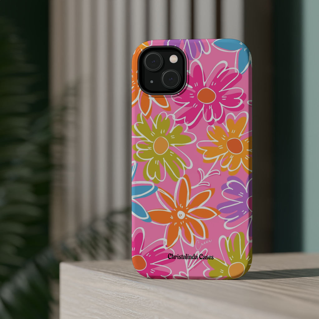 Flower Fiesta Impact-Resistant MagSafePhone Case