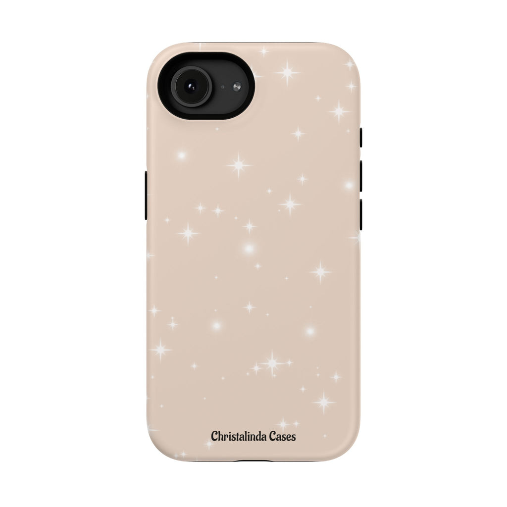 Sparkling Beige Impact-Resistant MagSafe Phone Case