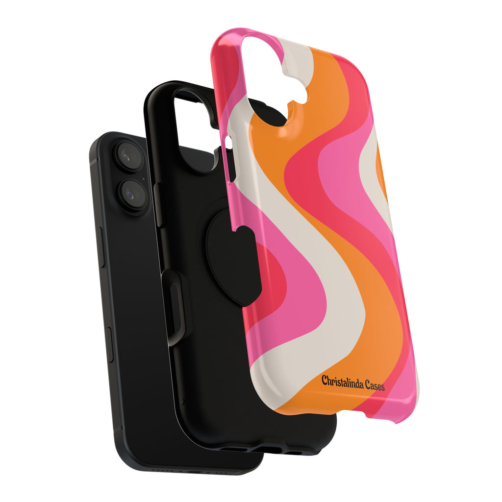 Sunset Sorbet Impact-Resistant MagSafe Phone Case