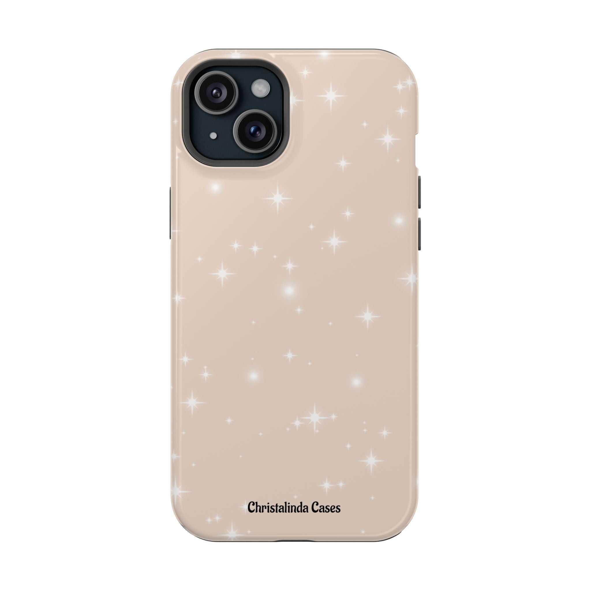 Sparkling Beige Impact-Resistant MagSafe Phone Case