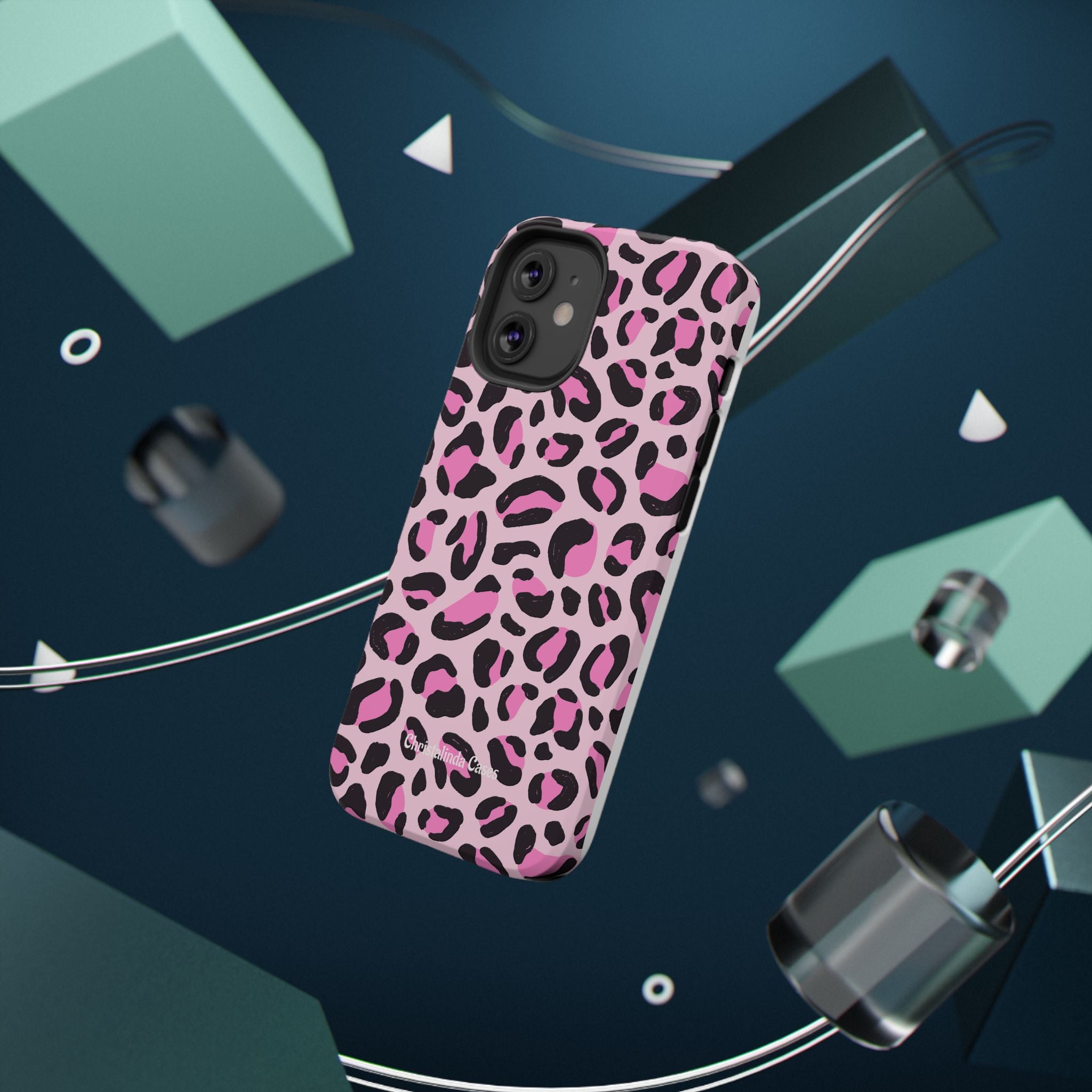 Pink Safari Impact-Resistant MagSafe Phone Case