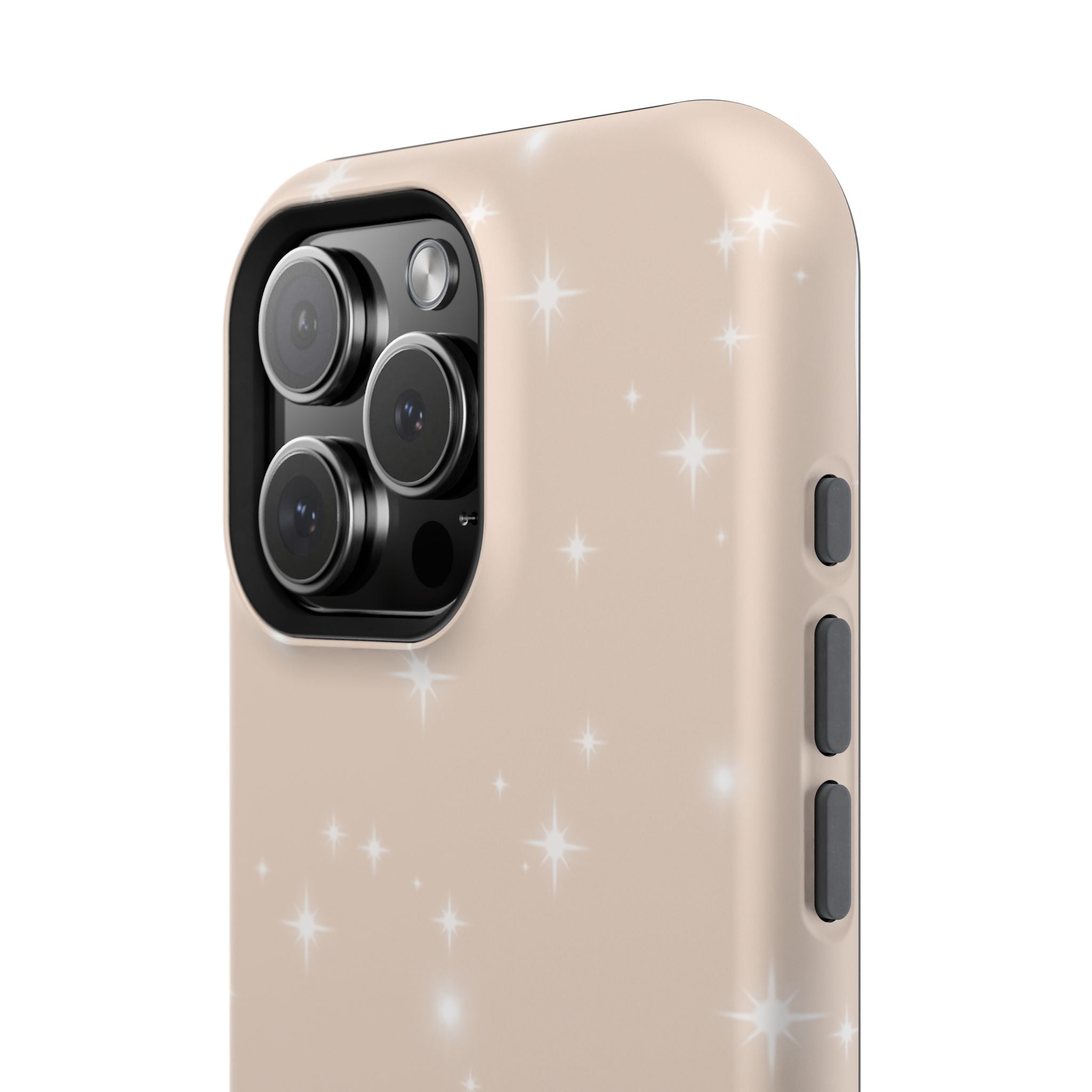 Sparkling Beige Impact-Resistant MagSafe Phone Case