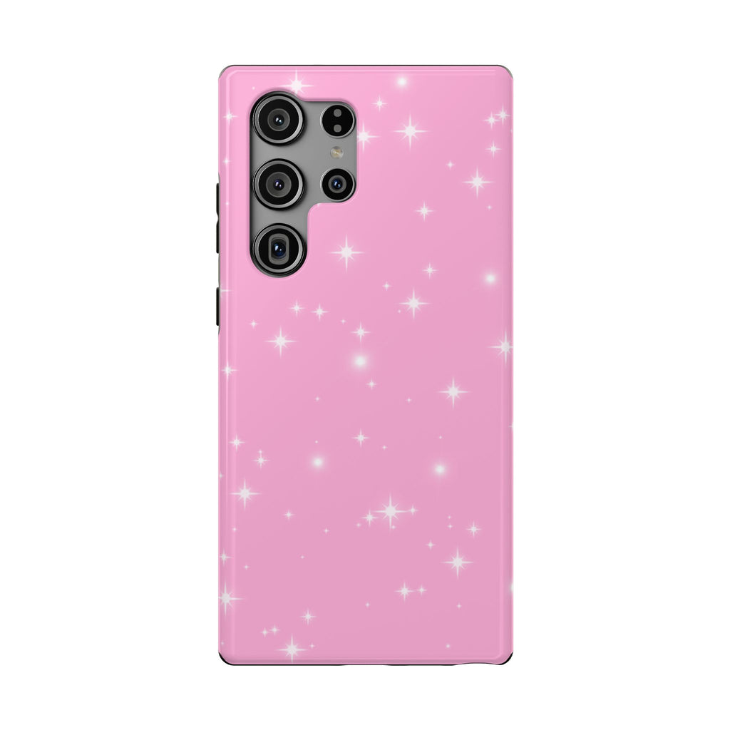 Sparkling Pink Impact-Resistant MagSafe Phone Case