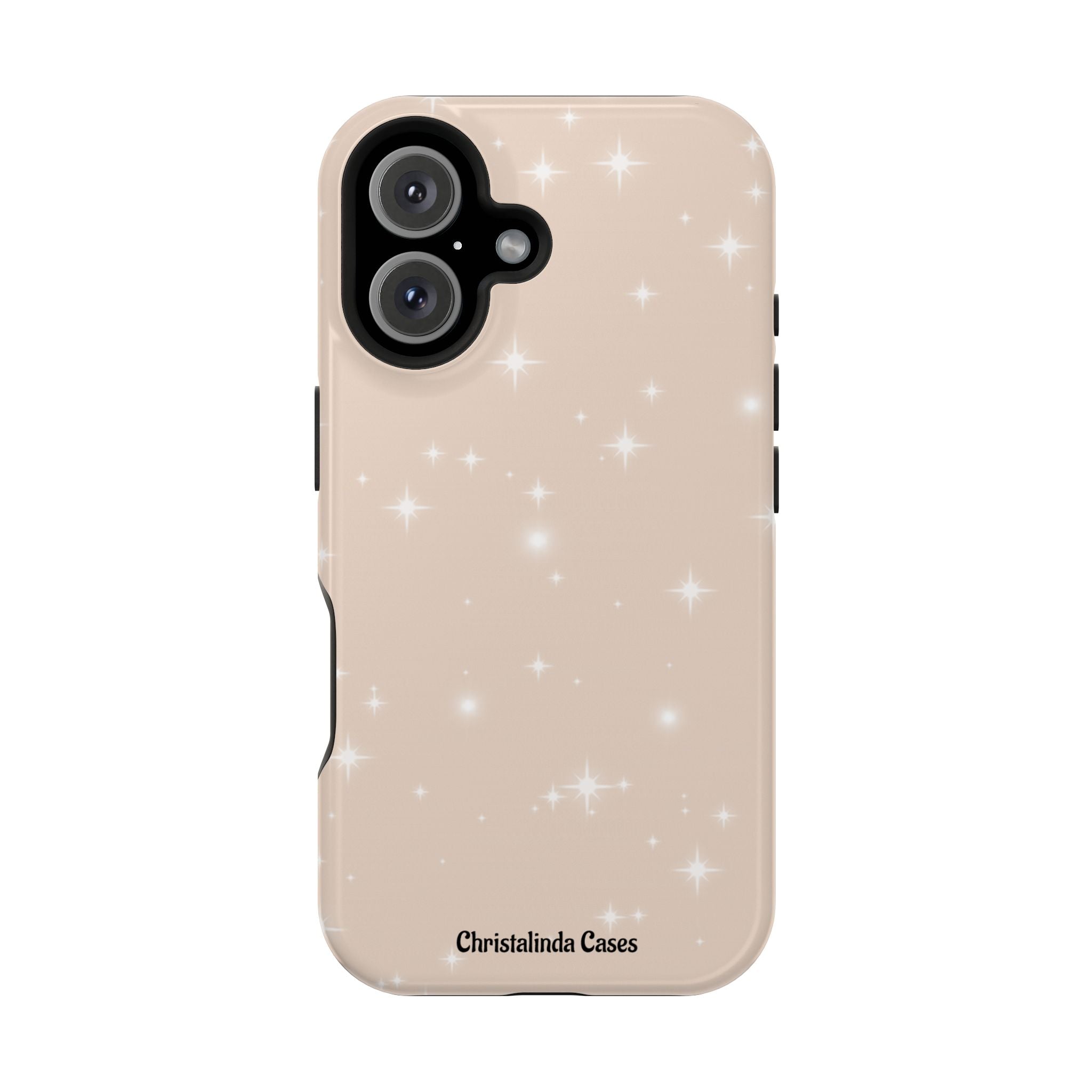 Sparkling Beige Impact-Resistant MagSafe Phone Case