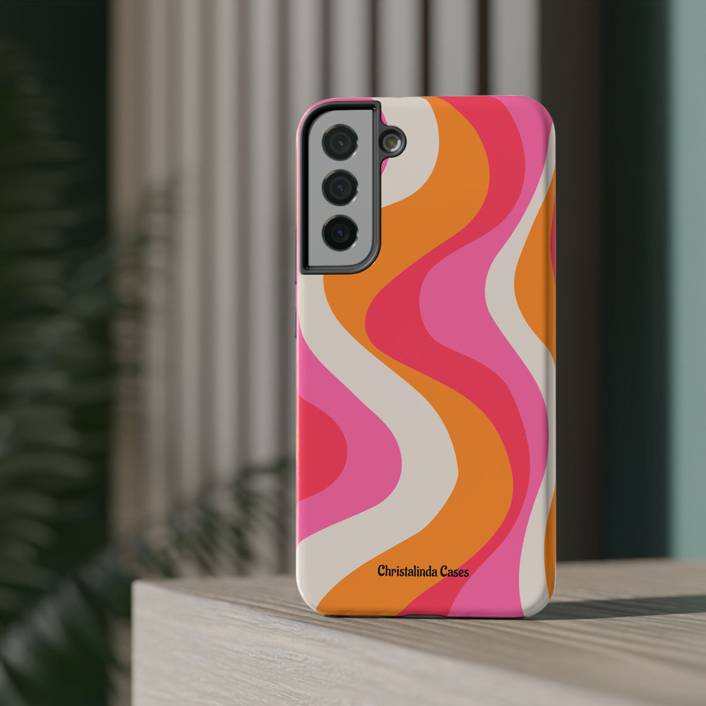 Sunset Sorbet Impact-Resistant MagSafe Phone Case