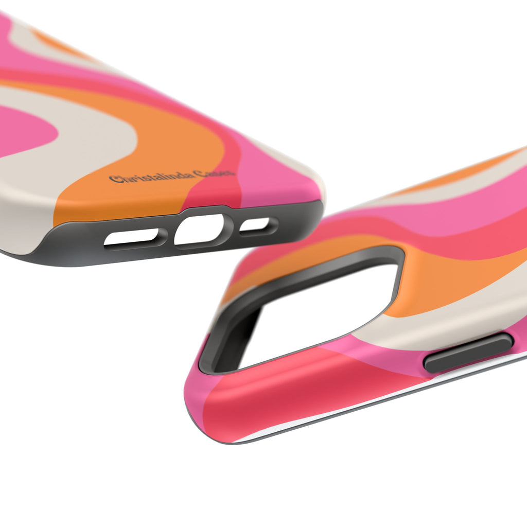Sunset Sorbet Impact-Resistant MagSafe Phone Case
