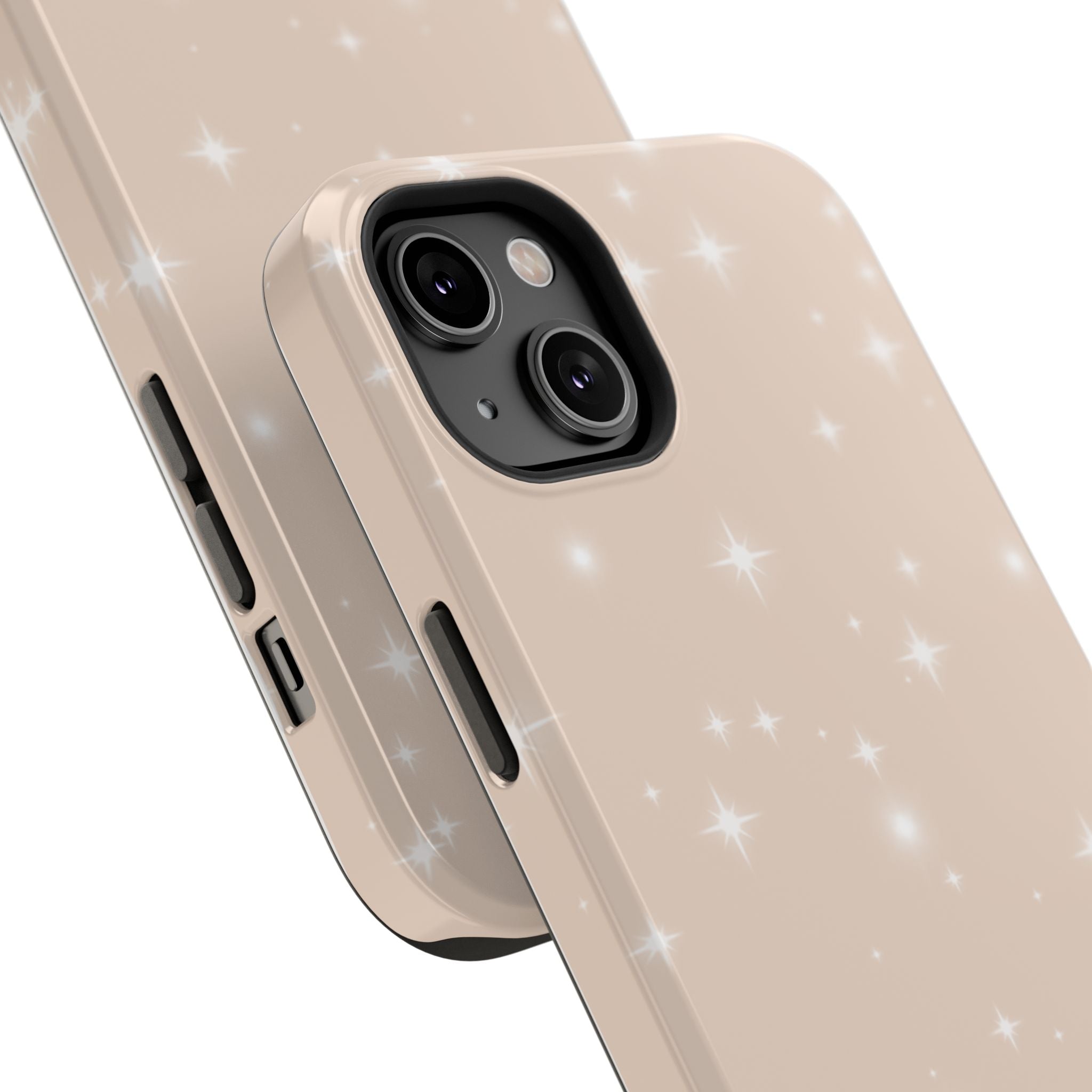 Sparkling Beige Impact-Resistant MagSafe Phone Case