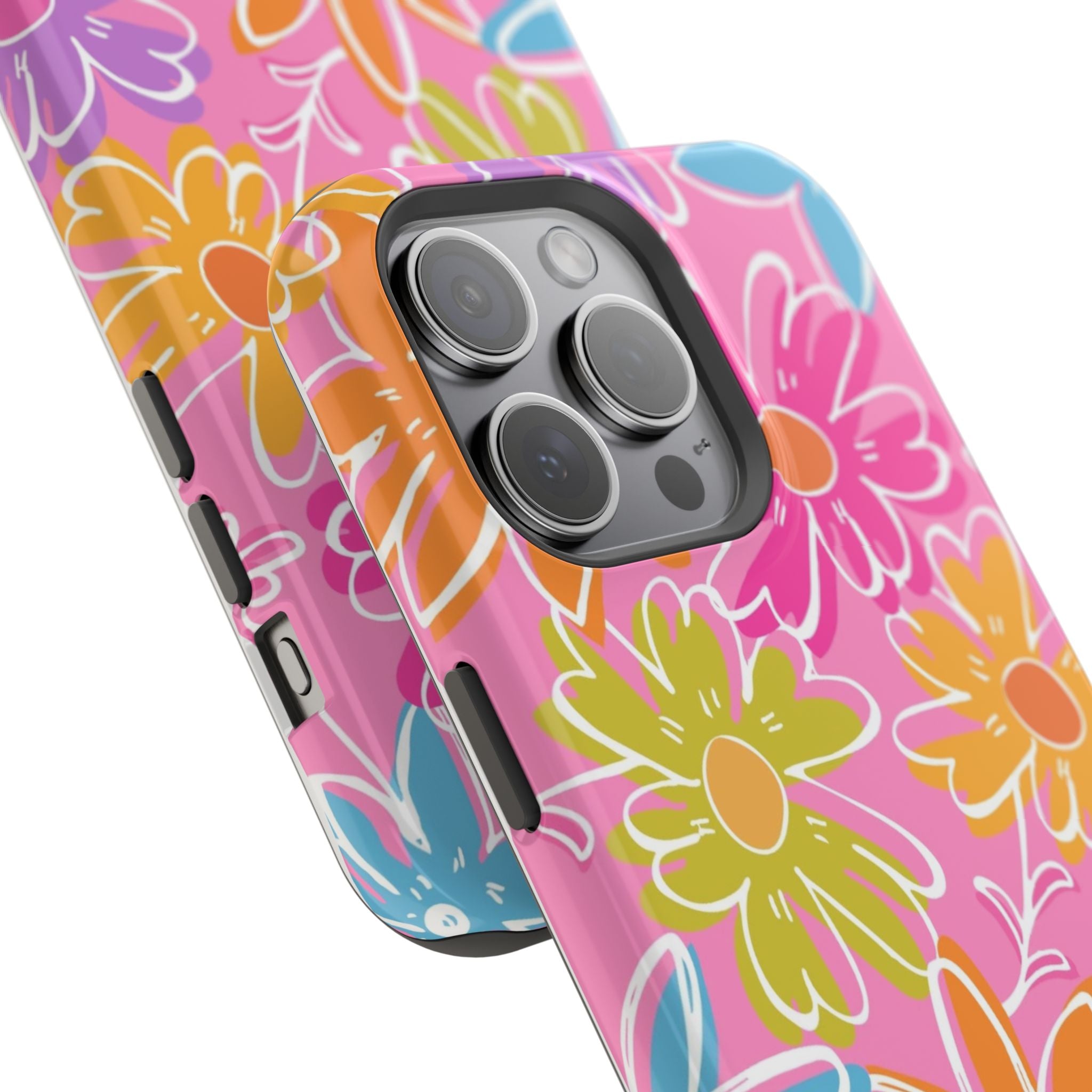 Flower Fiesta Impact-Resistant MagSafePhone Case