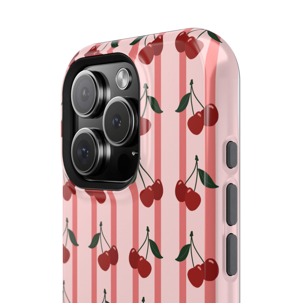 Cherry Kiss MagSafe Impact-Resistant Case