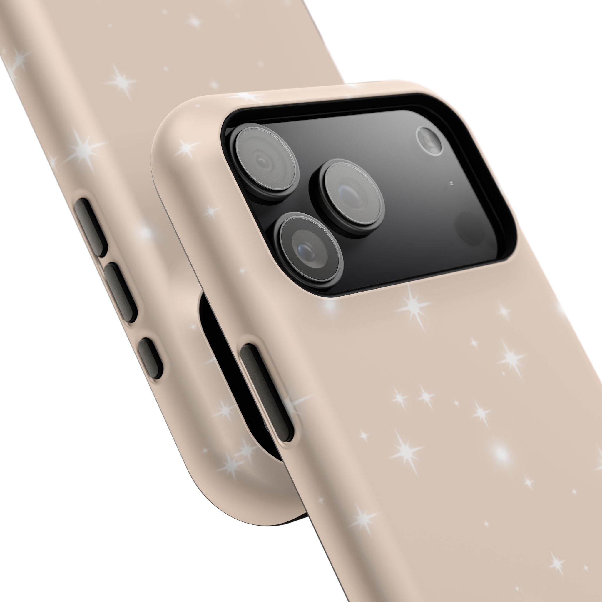 Sparkling Beige Impact-Resistant MagSafe Phone Case