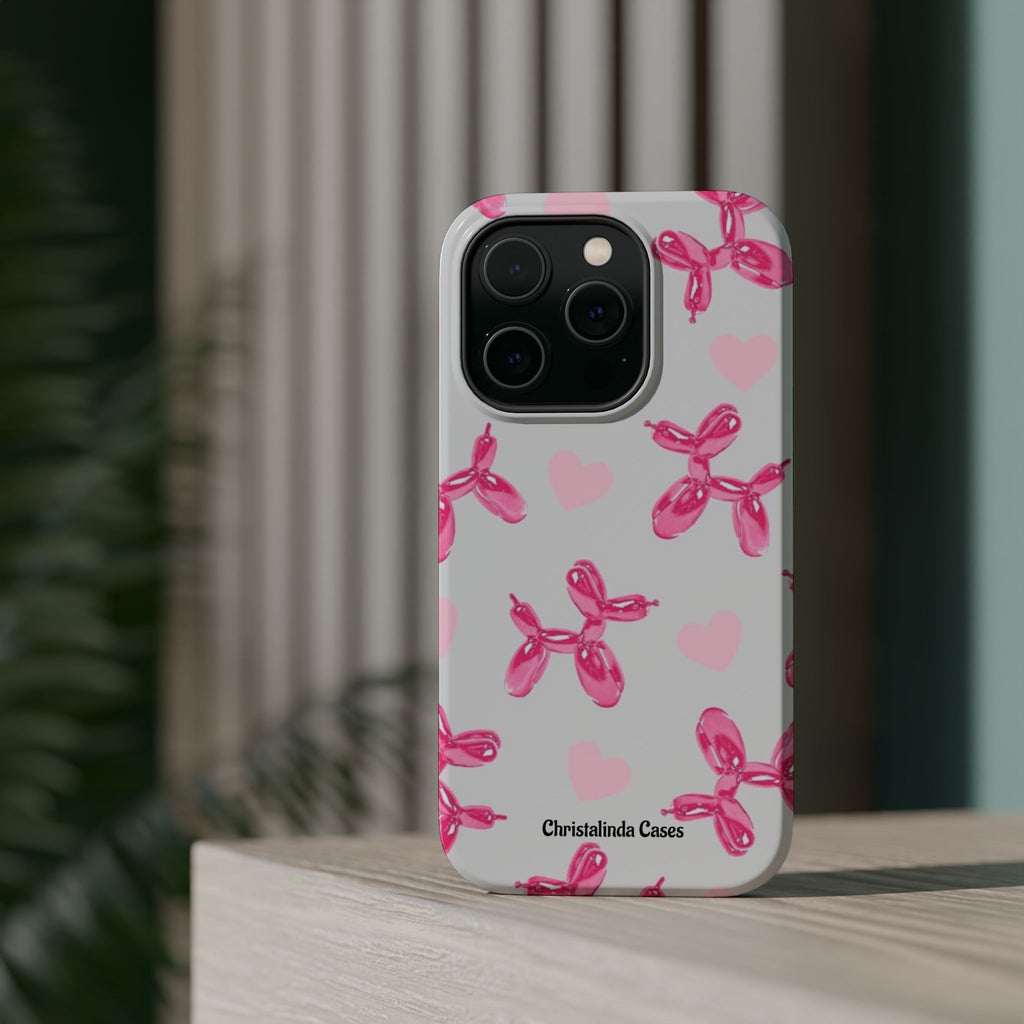 Balloon Charm Impact-Resistant MagSafe phone case