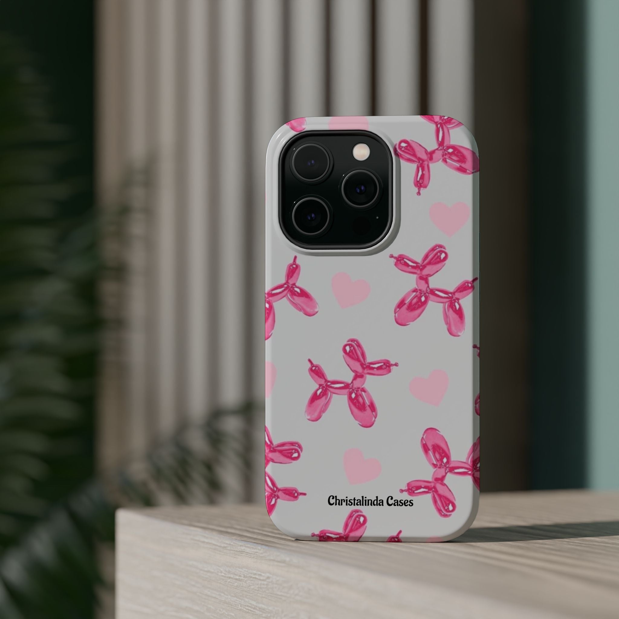 Balloon Charm Impact-Resistant MagSafe phone case